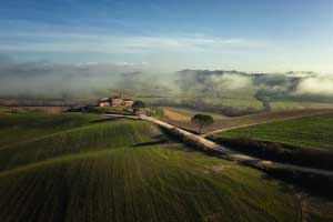 The vastness of the Crete Senesi