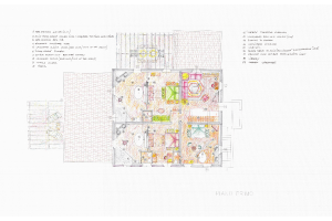Podere Mirabello, first floor inside