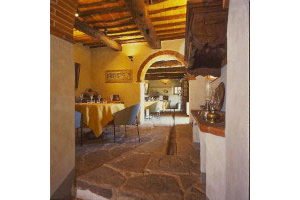 <i>Le antiche sere</i>… a small gourmand restaurant, which I designed and run for many years in one of the stables of the hamlet