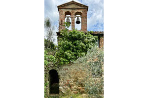 … Its bells and the Gothic original small passage behind the chapel…